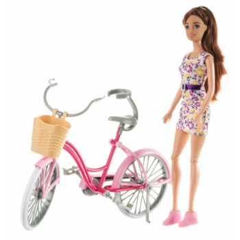 lalka Anlily na rowerze